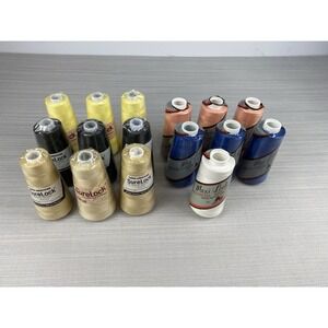 Lot Of 16 Surelock Overlock & Maxi Lock Thread‎ 3,000yd ea Sealed